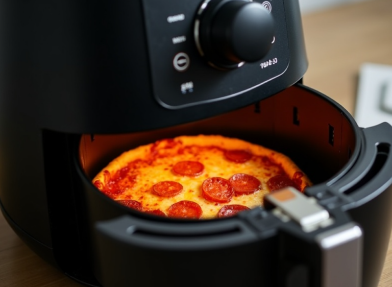 5 Bí Quyết Nướng Pizza DOLIVO Giòn Rụm Trong Nồi Chiên Không Dầu