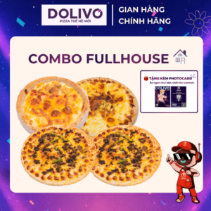 Combo Fullhouse: 3 Pizza Limited + 1 pizza Core