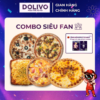 "Combo siêu Fan: 2 pizza limited + 2 pizza core + 1 Mini pizza