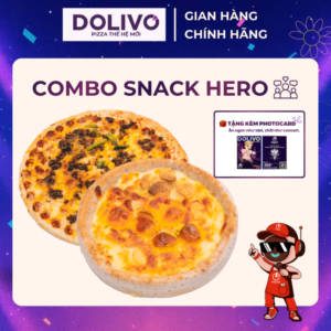 "Combo Snack Hero: 1 Pizza limited + 1 pizza core